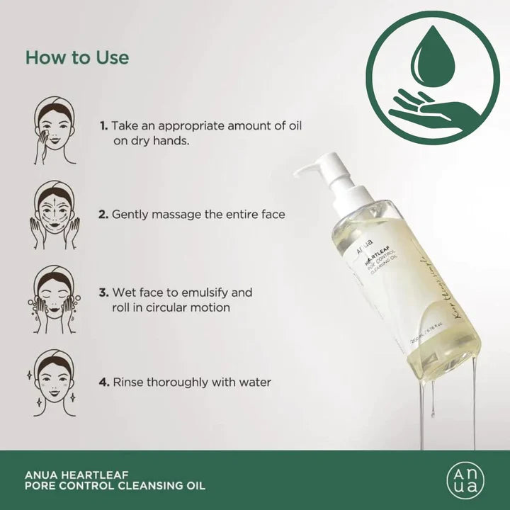 Anua Heartleaf Pore Control Cleansing Oil 200ml