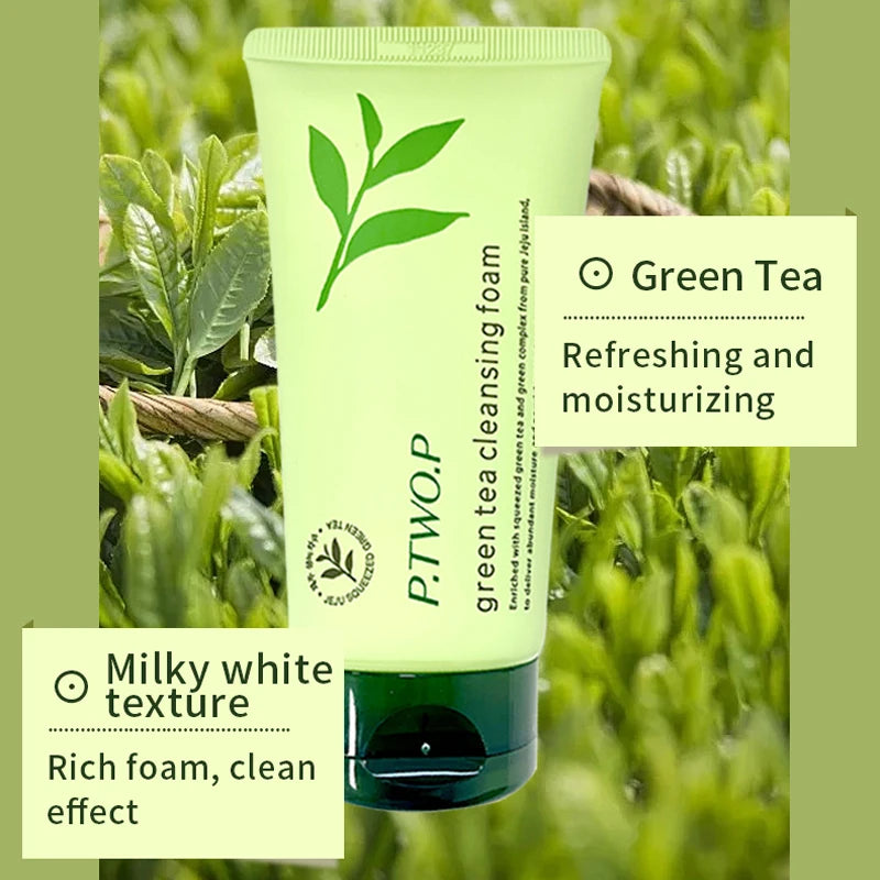 P.TWO.P Green Tea Cleansing Foam