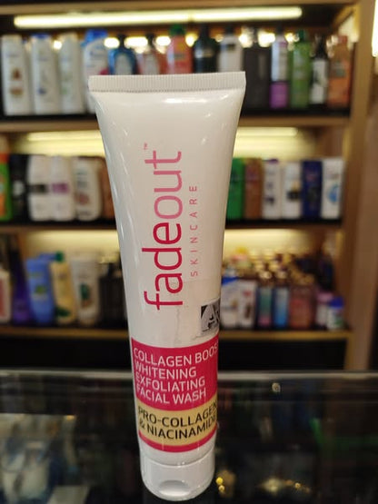 Fadeout Collagen Whitening Exfoliating Face Wash
