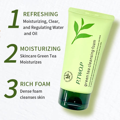 P.TWO.P Green Tea Cleansing Foam