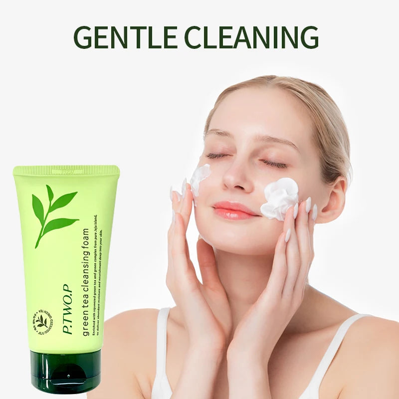 P.TWO.P Green Tea Cleansing Foam