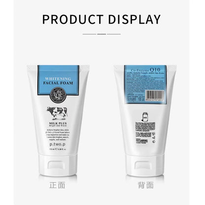 P.TWO.P Milk Whitening Facial Foam