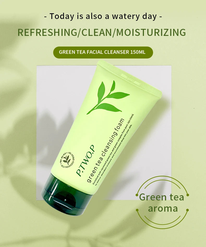 P.TWO.P Green Tea Cleansing Foam