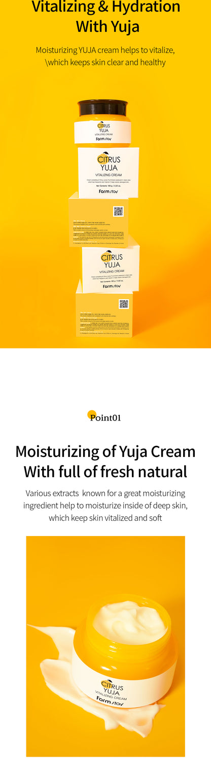 Citrus Yuja, Vitalizing Cream (100gm)