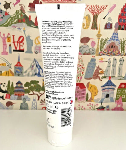 Fadeout Anti-Wrinkle Whitening Foaming Facial Wash
